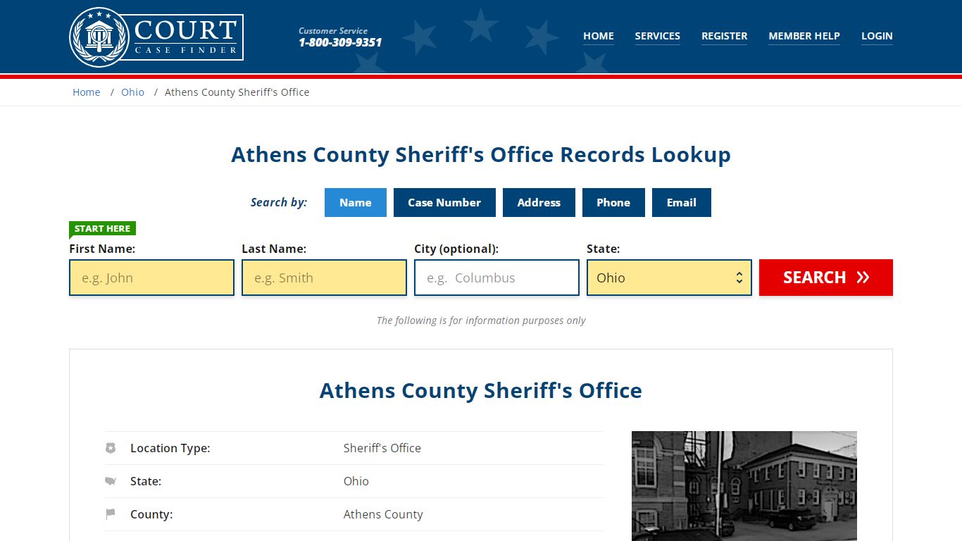 Athens County Sheriff's Office | Athens, OH Public Records